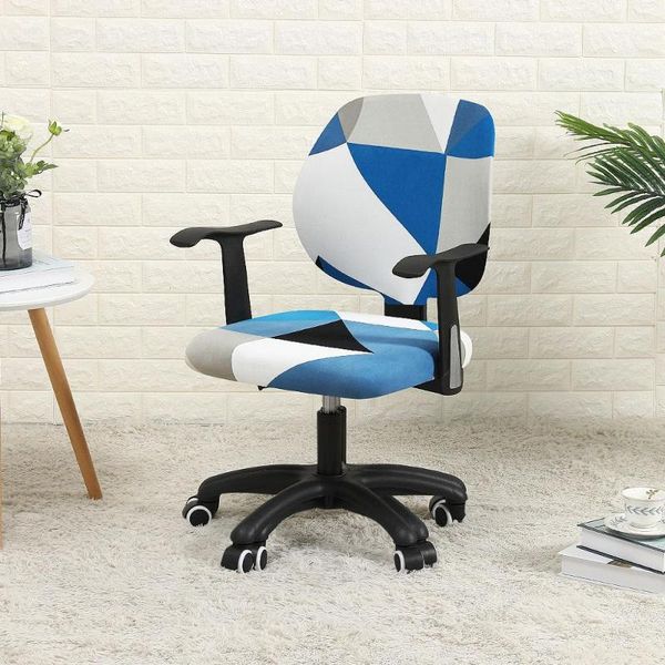 

office chair cover 2 pieces set elastic computer game chair slipcover armchair cover for cadeiras de escritÃ³rio