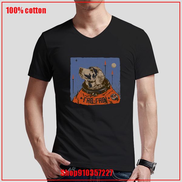 

v fashion brand summer vintage soviet space dog cartoon print fashion short sleeve male casual sport hooded sweatshirt hoodie t shirt