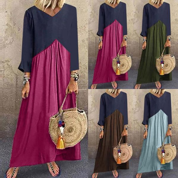 

long sleeves woman clothing plus size dress fashion dress 2021 women dresses new women designers clothes luxurys womens simplicity 1f453, Black;gray