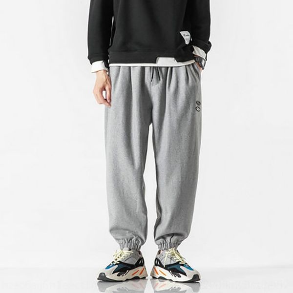 

mmzd8 не вульгарно мужской случайная широкая нога мужской ног моды ноги осени широкая спортивных брюк брюки баскетбол трикотажной свободный, Blue