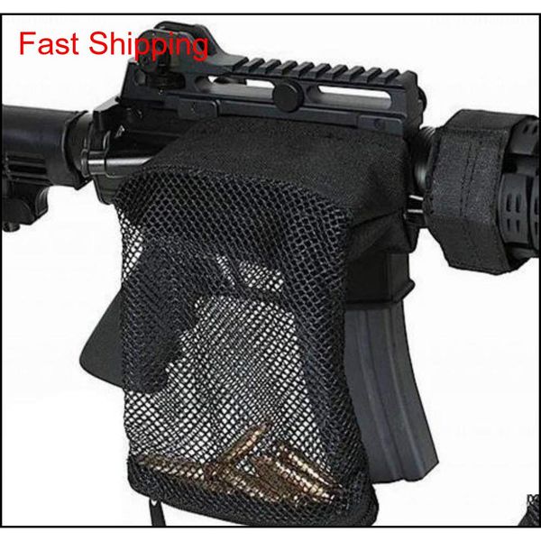 

tactical brass catcher nylon mesh brass shell collector net bag with zippered bottom for quick unload kzp78