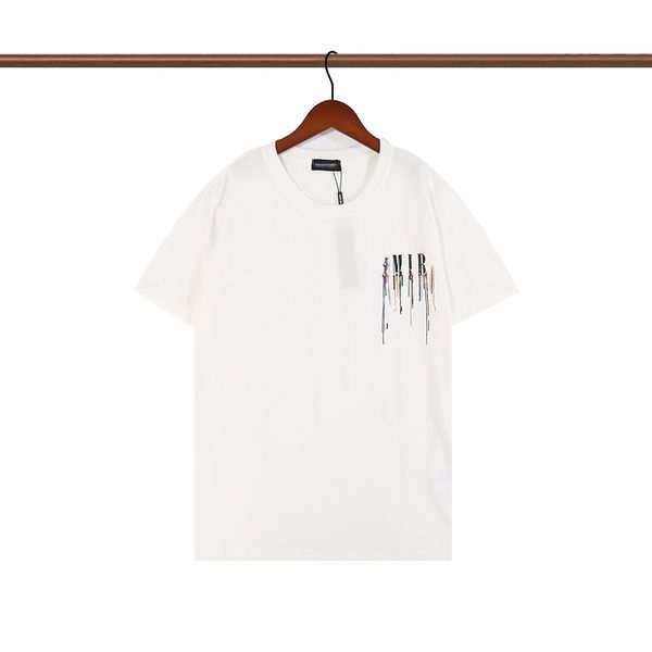 

new mens womens designer t shirts men fashion splash ink graffiti printed t-shirt cotton casual tees short sleeve luxury hip hop, White;black