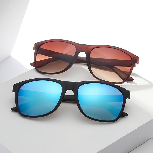 

2021 new arrival in fashionable sunglasses with high fashion woman large rectangle frame dimensions vintage designer retro gradient 0oyp, White;black