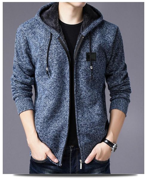 

зима stand воротник куртки мужчин пальто 2020 brand new руно подкладка bomber jacket men zipper ветровка baseball jacket man 8732, Black;brown