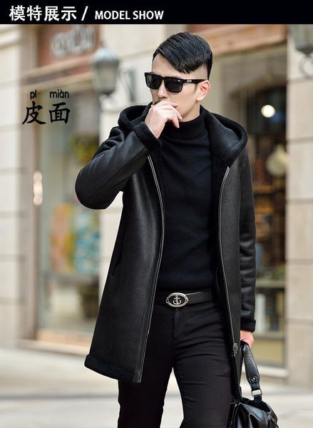 

wb1153 fashionable men's coat 2020 autumn and winter fashion casual windbreaker coat, Tan;black