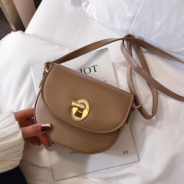 

shoulder bag messenger womens casual pu fashion winter new 2020 bags color pure bags womens saddle vnjkq