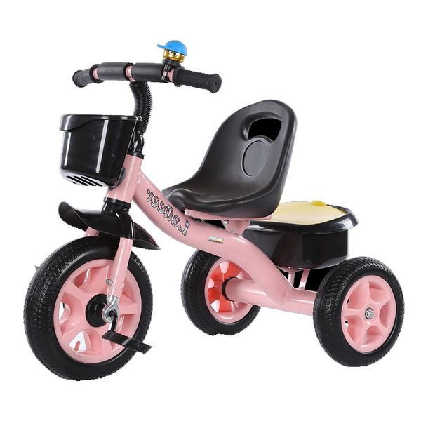 

2 in 1 kids push along tricycle baby toddler trike bike 3 wheel ride on toy children infant stroller parent handle comfort seat
