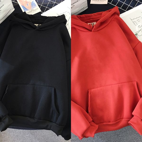 

2020 сплошного цвета с капюшоном длинного рукава зима улицы плюшевого износ 2020 сплошной цвета с капюшоном с длинным рукавом пальто свитера, White