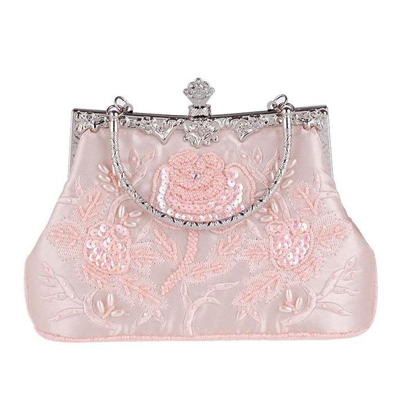 

women clutch bags beads evening ladies beaded embroidered shoulder bag wedding party bridal handbag new new fashion