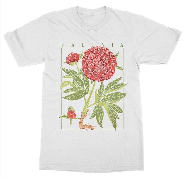 

new fashion brand peony t shirt botanical garden plant print art botany bloom fruit flower grow t shirt sport hooded sweatshirt hoodie