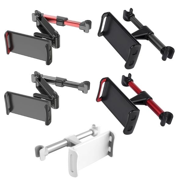 

car rear pillow mobile phone holder telescopic 360 degree rotating universal bracket back seat headrest tablet stand