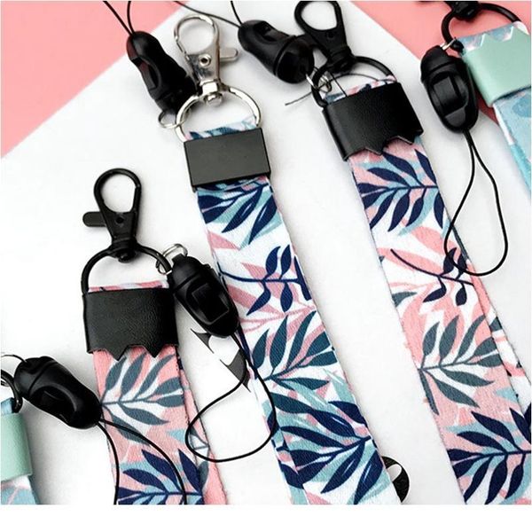 

solid mobile phone straps for huawei usb badge holder diy hang rope keychain lanyard neck strap for phone keys qylaoy