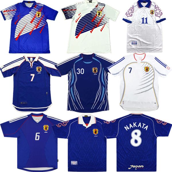 

2006 retro japan nakata soccer jersey 1994 1998 2000 2002 soma akita okano kawaguchi return football shirt kazu hattori ancient maillot, Black;yellow