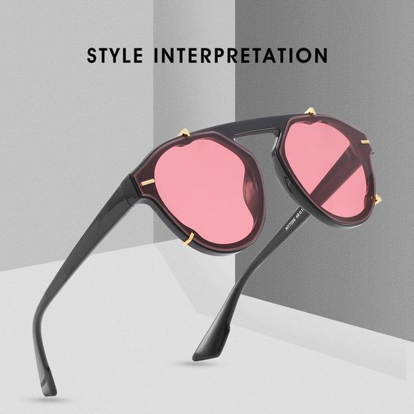 

sunglasses 2021 fashion trend m nail 77056 street masculino uv400, White;black