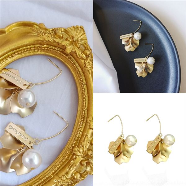 

edp0 s'steel de sutd earring sterling mujer earrings for women concise earing pendientes plata sticker silver small ley earring, Golden