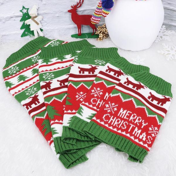

christmas pet cat sweater winter warm clothes for small medium dogs cats puppy kitten outfit knitted clothing cat cost bbyrdz
