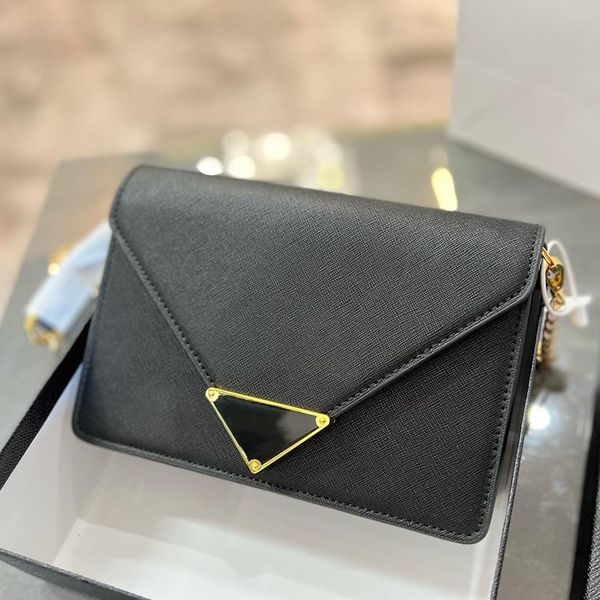 

2022 designer organ bag women cross body shoulder bags cross cowhide glod chain fashion flap with classic triangle letter