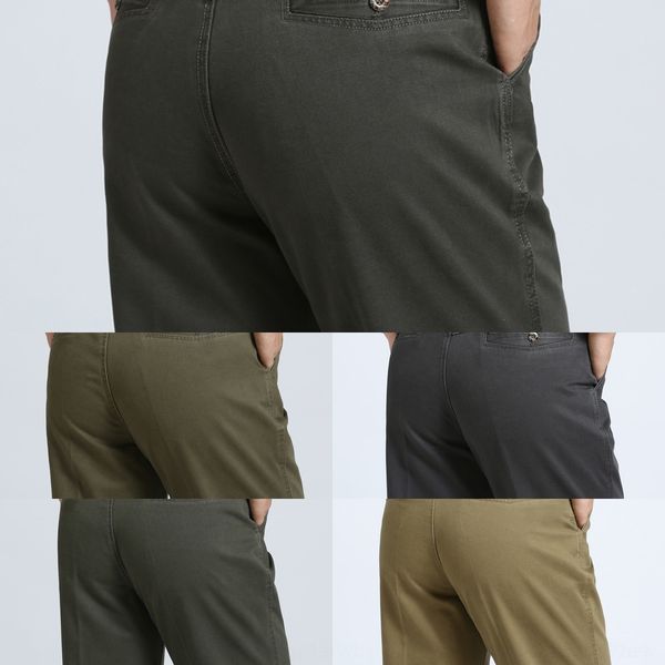 

eoqzv autumn new middle-aged casual loose straight tube men's trousersmiddle-aged casual and trousers trouserstrousers pants and elderl, Blue