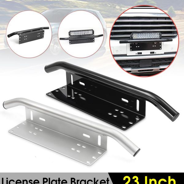 

car number plate offroad front license number plate bracket frame holder light bar mount bumper for suv truck wmttzu