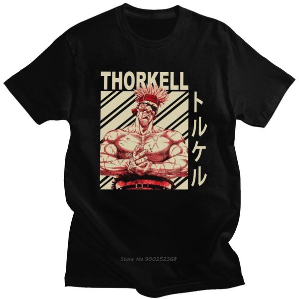 

vintage vinland saga thorkell short sleeved pure cotton casual adventure fiction anime harajuku s hoodie designers t shirts sweatshirt