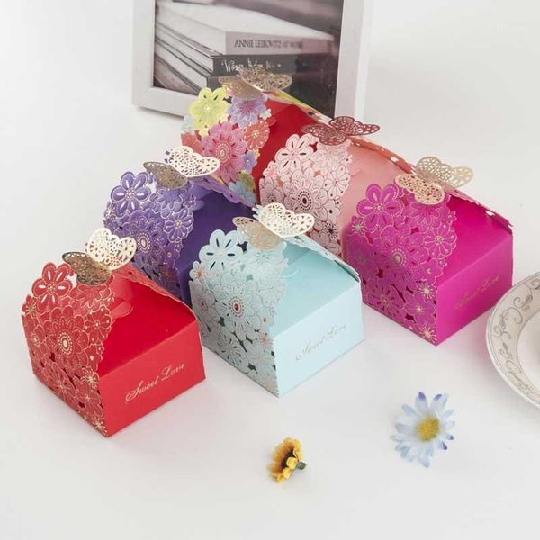 

10pcs european style paper candy box hollow butterfly design gift boxes wedding favors cute personality chocolate box1