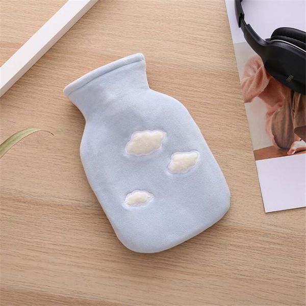 

new weather pattern water bottle warm belly treasure hand warmer plush cloth cover explosion proof portable water bags jlltus