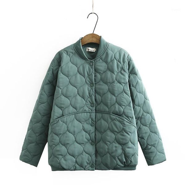 

oversize women's parka winter warm new 2020 loose anti-static padded jacket fashion slim sweet thin quilted coat1, Black