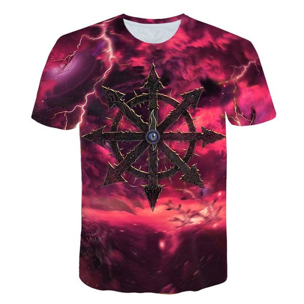 

abstract punk rock o collar printed 3d print shirts anime plus size funny men clothing