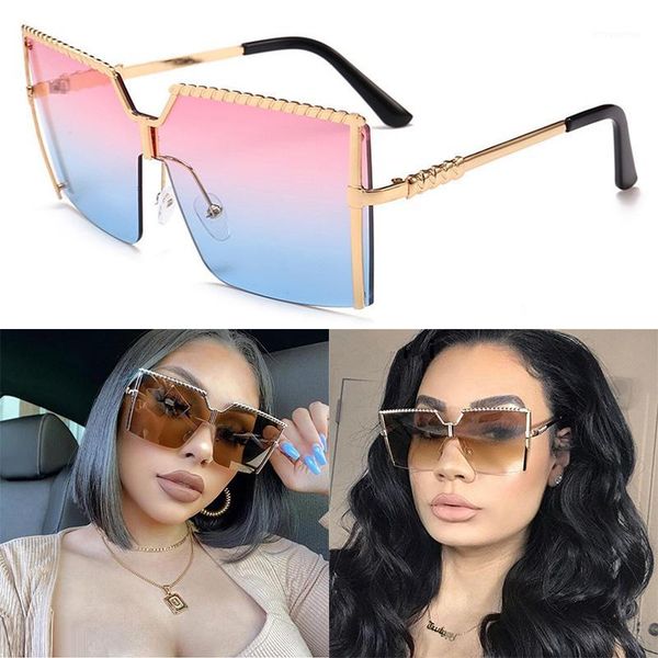 

luxury fashion oversized square sunglasses women outdoor shades glasses driving -opk1, White;black
