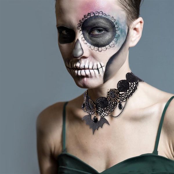 

женщины хэллоуин ожерелье декор мода ключицы ожерелье sexy кружева шеи хэллоуин bat choker ожерелье женщин хэллоуин bbyzov warmslove