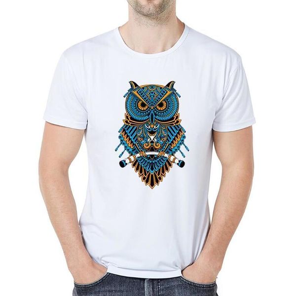 

2019 men's summer casual hipster machinery owl series 3d printed t shirt fashion hipster tees large size 4xl