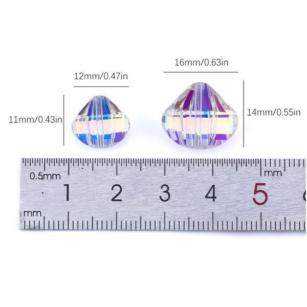 

super shiny glass beads faceted charms jewelry components crystal pendant beads for jewelry making bracelets diy handma qylglu