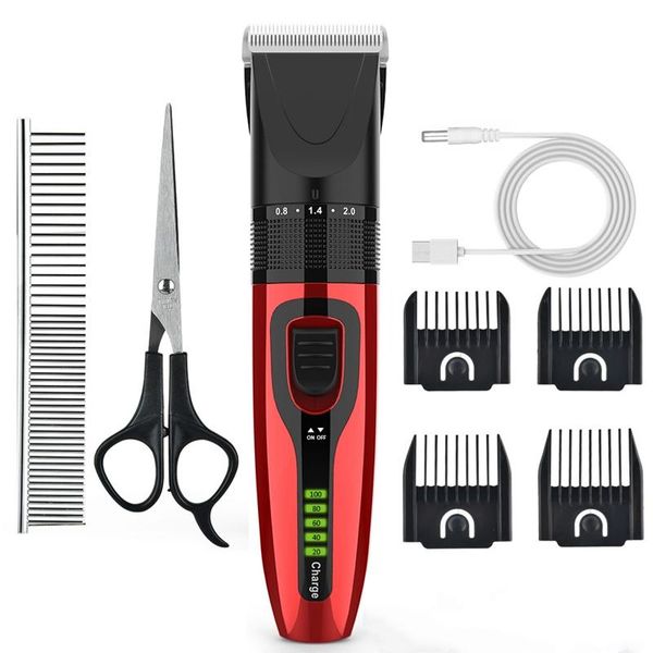 

electric shearing cutter machine usb charge pet haircut shaver clipper pet dog cat hair trimmer grinder grooming