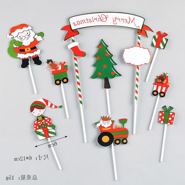 

paper cake santa claus gingerbread ornaments pendants merry christmas decor for home 2020 noel natalnew