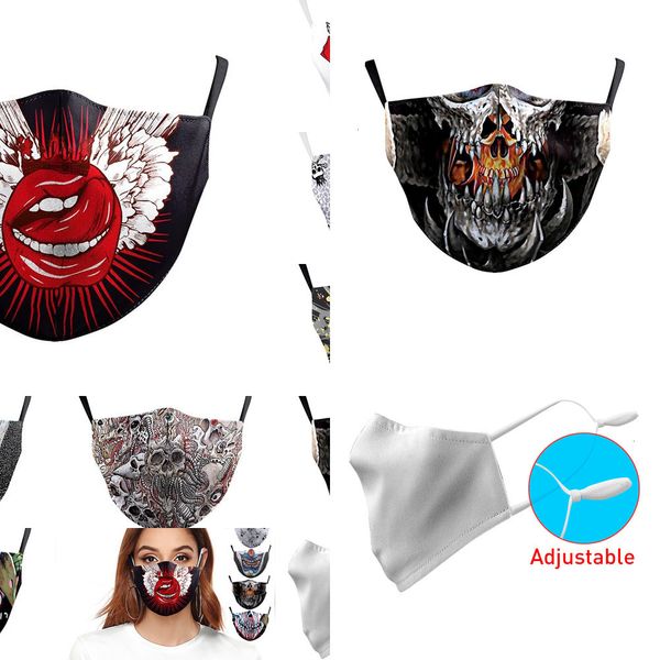 

printed fabric mask aztec face masks flower skull protective pm 2.5 dust mouth cover wash 4fhd4fhd gie7
