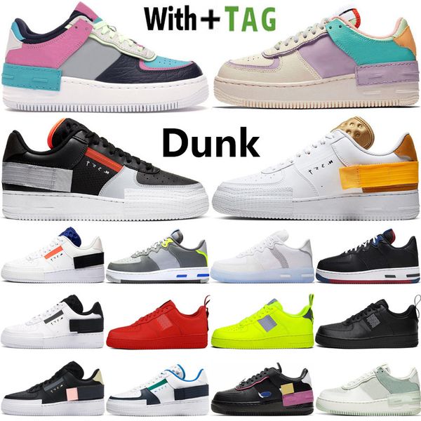 

2021 высочайшее качество данк 1 кроссовки утилита одной силы тень мульти бледно-слоновая кость hyper crimmbo usa blak mens беговые обувь жен