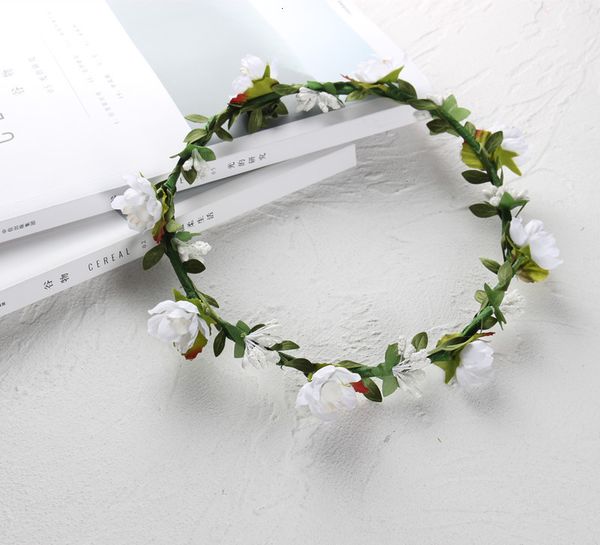 

flower women bohemian headbands artificial crowns floral hairbands fashion headwear for girls hair accessories beach wedding epacket 2 nevsd