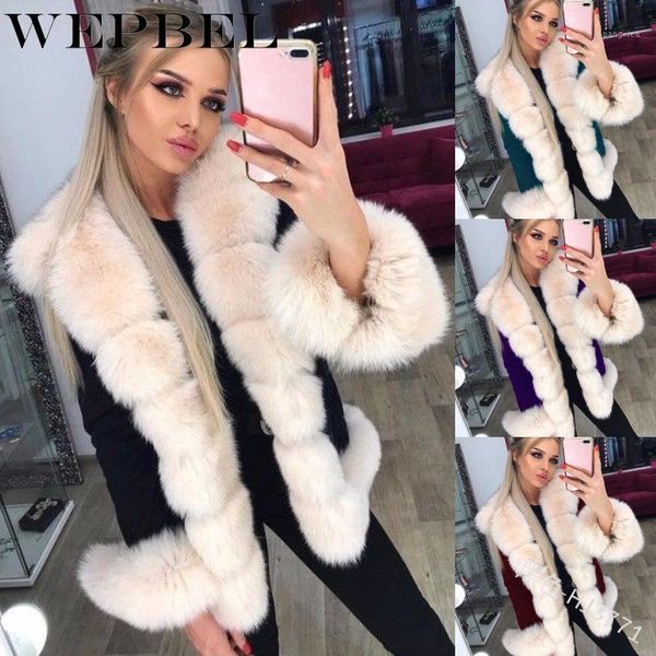 

wepbel womens winter jackets and coats parkas for women wadded jackets warm outwear with a hood large faux fur collar1, Black