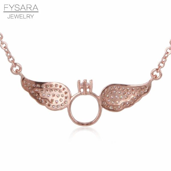 

fasara boho ювелирные изделия love angel wing подвески колье для женщин асфальтовая c циркон кристалл перо короткое ожерелье татуировки chok, Silver