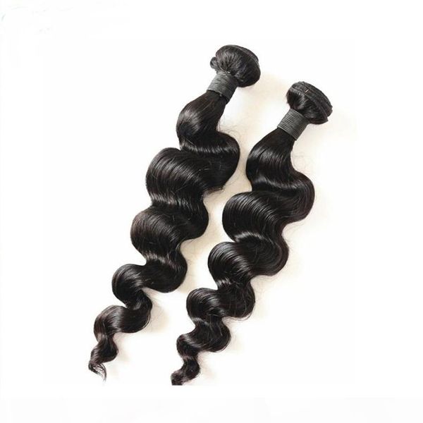 

guangzhou virgin hair shop 10a unprocessed maysian loose wave deep wave virgin hair bundles 3pcs 300g lot natural color, Black