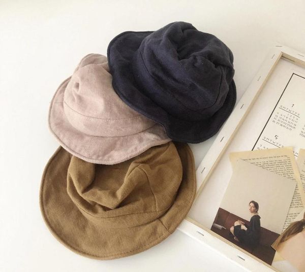 

caps & hats baby summer outdoor bucket hat kids children panama cap sun beach lovely princess brim girl, Yellow