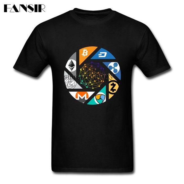 

cryptocurrency bitcoin litecoin dash zcash ethereum monero short sleeve o neck clothes sport hooded sweatshirt hoodie men t shirt