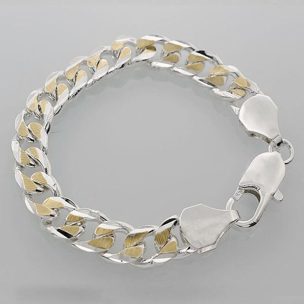 

men's classic silver color bracelets new listings fashion selling classic models jewelry christmas gifts h sqccdo, Black