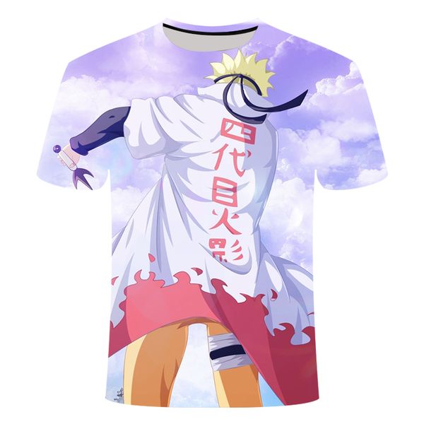 

brand cartoon naruto 3d print shirts horror horror plus size men clothing