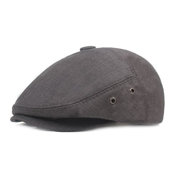 Manchas de algodão Homens Chapéu Primavera Retro Retro Retro Cap Hera Cabbie Caps Médio Envelhecido Manta Beret Casual Newsboy Hats Atacado