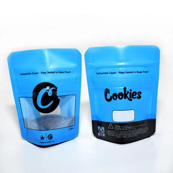 2020 Blue Cookies Mylar Bags California Sf 8th 3.5g Plastic Baggies