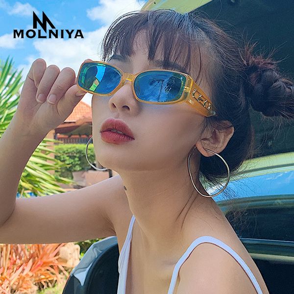 

new luxury hip hop square sunglasses women brand designer retro frame small sun glasses vintage gradient oculos feminino