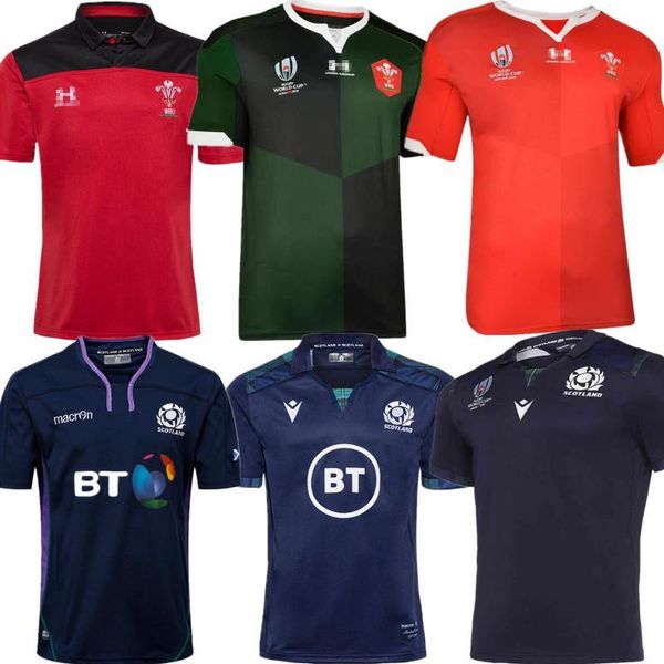

2019 2020 wales home new scotland rugby jerseys 19 20 national rugby league wales rugby jerseys red mens size s - 3xl, Black
