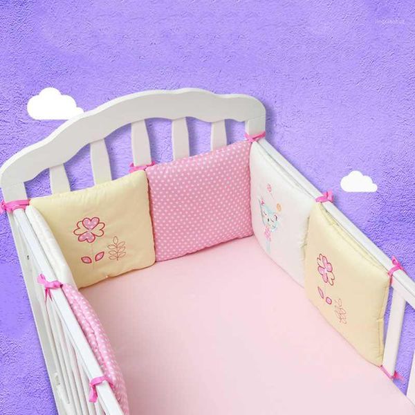 

6 pieces / each crib protection mat crib fence fence baby bedding set slide rail1