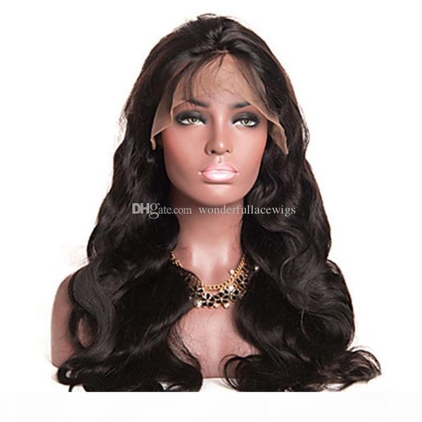 

fashion body wave synthetic wigs with baby hair heat resistant synthetic lace front wig for black women half hand glueless wigs